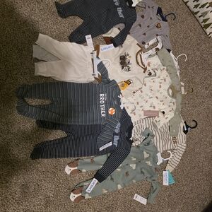 Assorted Baby Onesies and Pajamas